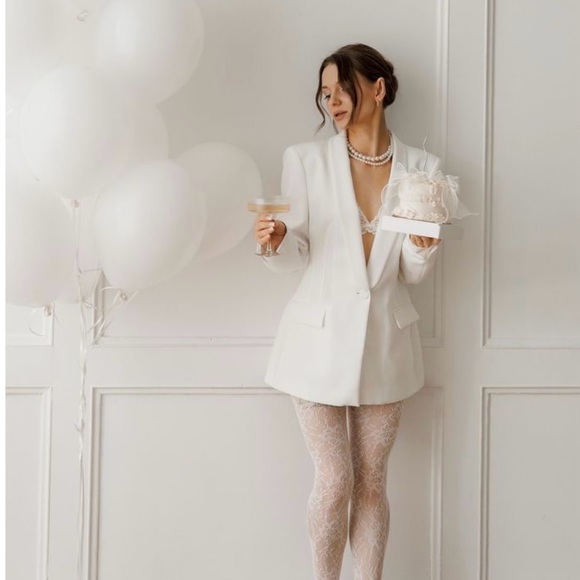 4Th + Reckless Jackets & Blazers - White Blazer from 4TH + Reckless size XS